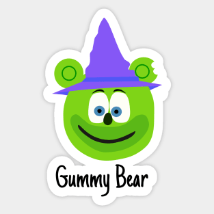 Gummy Bear witch Sticker